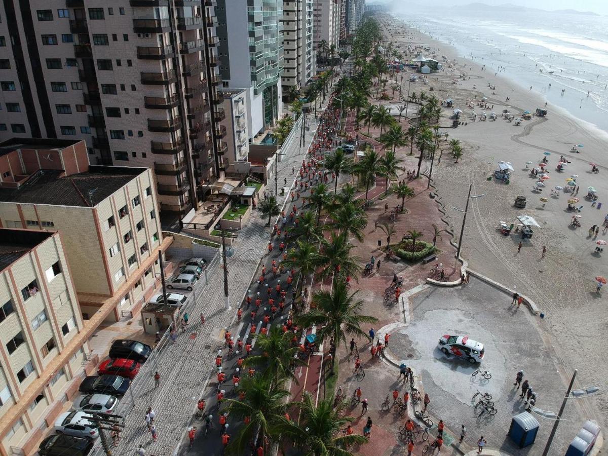 Apartamento De Frente O Mar Praia Grande Solemar Exterior foto